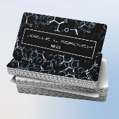 化学化学シンボルビジネスカードテンプレート 名刺