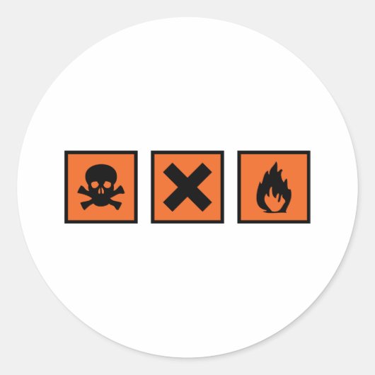 化学化学者のシンボルや象徴 ラウンドシール (正面)