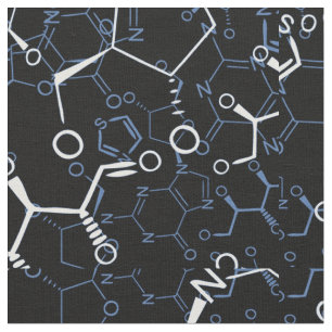 化学化学記号の継ぎ目が無いパターン ファブリック