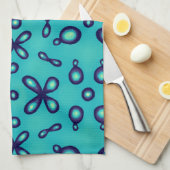 化学原子オーガニック軌道パターン キッチンタオル (四つ折り)