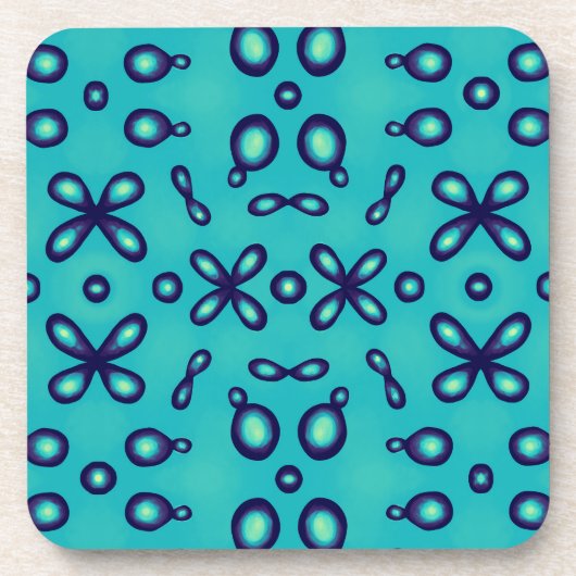 化学原子オーガニック軌道パターン コースター (正面)