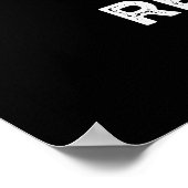 化学反応化学おもしろいプンダークBG ポスター (角)