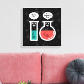 化学反応 キャンバスプリント (インサイチュ (リビング))