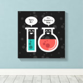 化学反応 キャンバスプリント (インサイチュ (ウッドフロア))