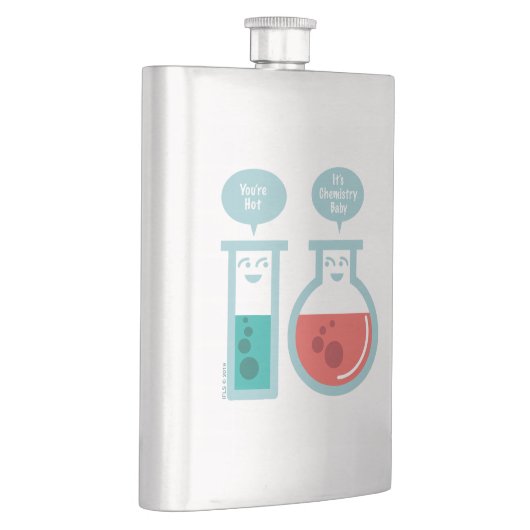 化学反応 フラスク (右)