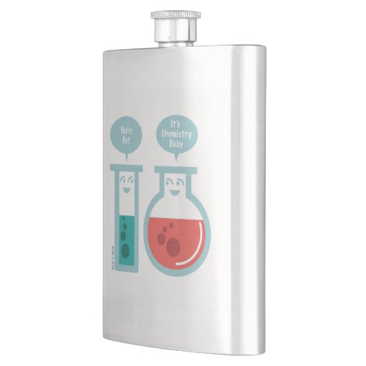 化学反応 フラスク (左)