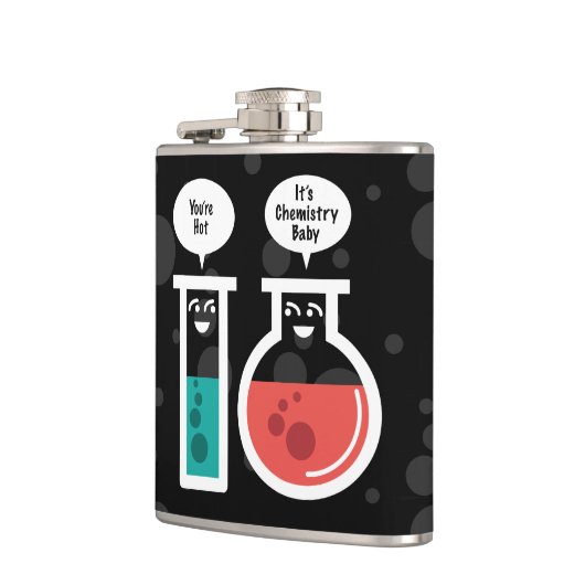 化学反応 フラスク (左)