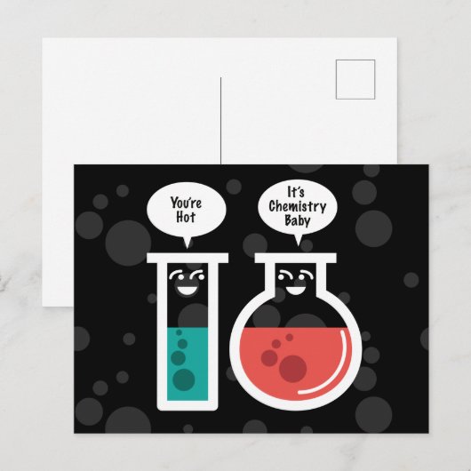 化学反応 ポストカード (正面/裏面)