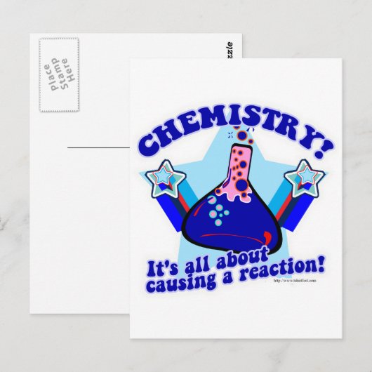 化学反応 ポストカード (正面/裏面)