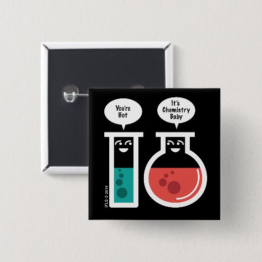 化学反応 缶バッジ (正面&裏面)