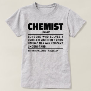 化学名詞科学愛好家ラボ技おもしろい術師 Tシャツ