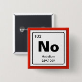 化学周期元素表：なし 缶バッジ (正面&裏面)