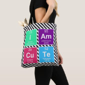 化学周期元素表： IAm CuTe トートバッグ (クローズアップ)