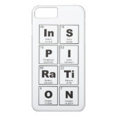 化学周期元素表： InSPIRaTiON Case-Mate iPhoneケース (裏面)