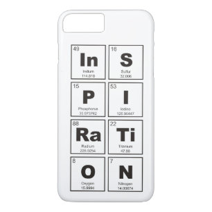 化学周期元素表： InSPIRaTiON iPhone 8 Plus/7 Plusケース