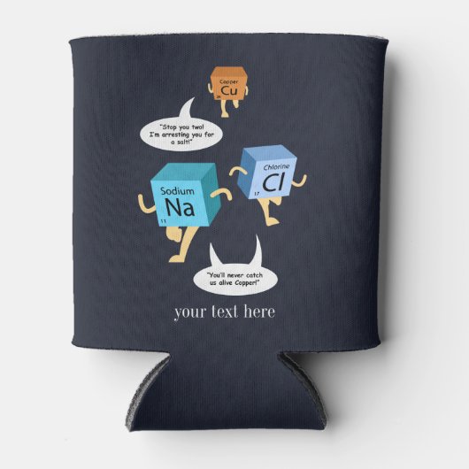 化学周期表要素先生カスタム 缶クーラー (正面)