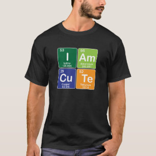 化学周期表 – 私は可愛い Tシャツ