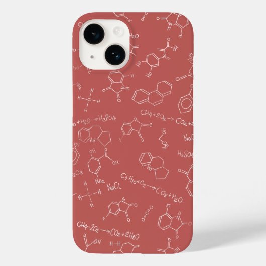 化学図デザイン Case-Mate iPhoneケース (裏面)