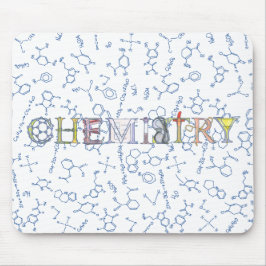 化学図パターンタイポグラフィマウスマット マウスパッド