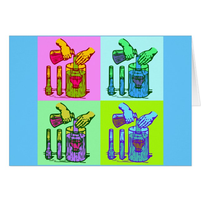 化学変位のポップアート (正面横)