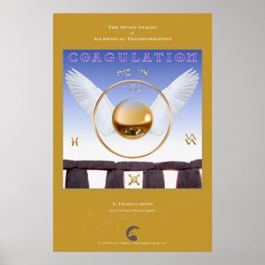 化学変化7：凝固 ポスター (正面)