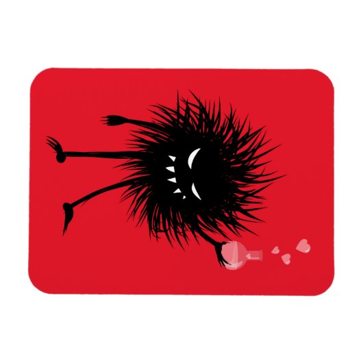 化学実験室おもしろいの悪キャラクター マグネット (横)