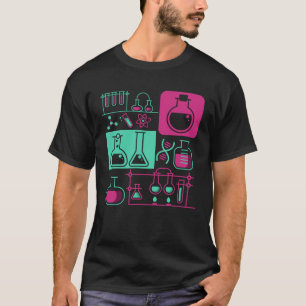 化学実験室の化学薬学研究 Tシャツ