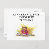 化学実験室の爆発 ポストカード (正面/裏面)