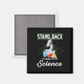 化学実験室物理科学生物学 マグネット (正面/裏面)