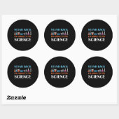 化学実験室物理科学生物学 ラウンドシール (シート)