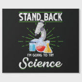 化学実験室物理科学生物学 ラッピングペーパー (フラット)