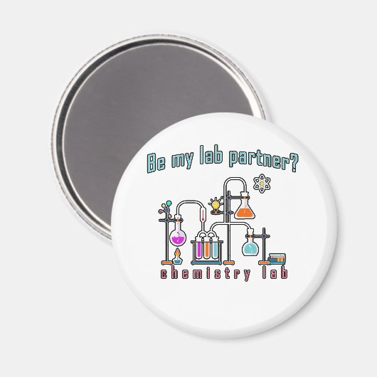 化学実験室 マグネット (正面/裏面)