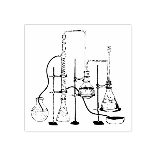 化学実験科学 ラバースタンプ (インプリント)