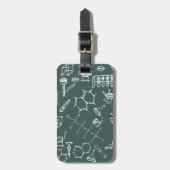 化学実験装置の走り書き ラゲッジタグ (正面縦)