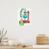 化学実験 ポスター (キッチン)