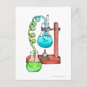 化学実験 ポストカード (正面)