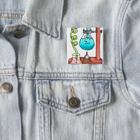 化学実験 缶バッジ (インサイチュ)
