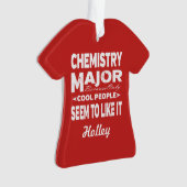 化学専攻の大学カッコいいは好きな人 オーナメント (正面)