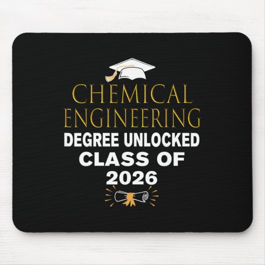 化学工学の学位を解除 Cl 2026年卒 マウスパッド (正面)