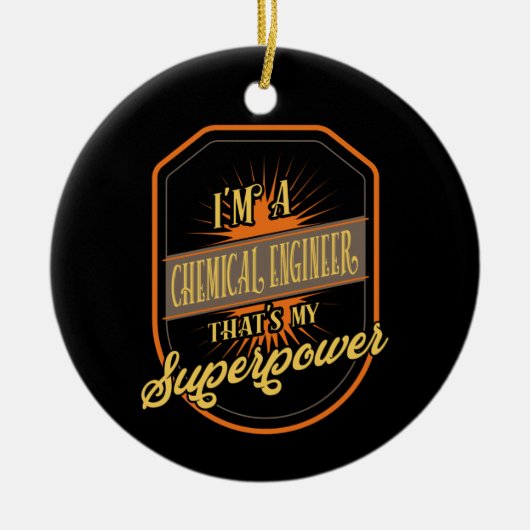 化学工学エンジニアリング セラミックオーナメント (正面)