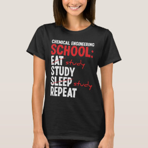 化学工学士卒業化学校 Tシャツ
