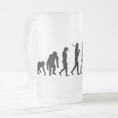 化学式の研究者化学ギフト フロストグラスビールジョッキ (正面左)