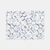 化学式化学ギフトパーソナライズされた品 フリースブランケット (正面(横))
