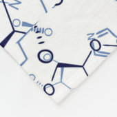 化学式化学ギフトパーソナライズされた品 フリースブランケット (角)