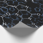 化学式化学品ギフト ラッピングペーパー (角)