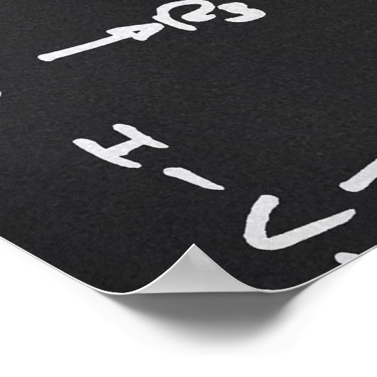 化学式書の ポスター (角)