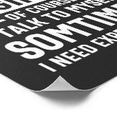 化学技おもしろい術者ギフト ポスター (角)