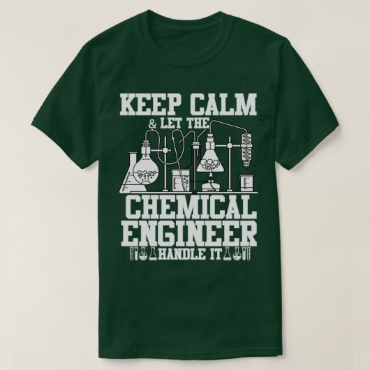 化学技術者に任せる Tシャツ (デザイン正面)