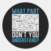 化学技術者化学周期表 ラウンドシール (正面)