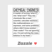 化学技術者 シール (シート)